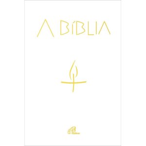 A BÍBLIA - ENCADERNADA BRANCA - PAULINAS BIBLIAS