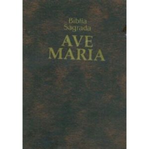 BÍBLIA ZÍPER - BOLSO - MARROM - EDITORA AVE MARIA