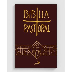BÍBLIA PASTORAL - MÉDIA - CAPA VINHO