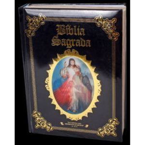 BÍBLIA SAGRADA ILUSTRADA LUXO PAE PRETA - SAGRADA  - PAE EDITORA E DISTRIBUIDORA DE LIVROS LTDA