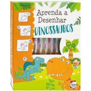 APRENDA A DESENHAR: DINOSSAUROS - HAPPY BOOKS