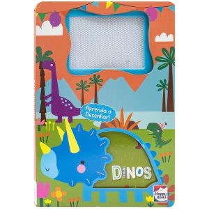 LIVRO-LOUSA MÁGICA! DINOSSAUROS - HAPPY BOOKS