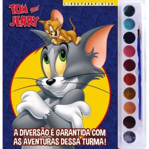TOM E JERRY LIVRO PARA PINTAR COM AQUARELA - ON LINE EDITORA