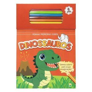 LIVRO DE PINTURA DO PEQUENO ARTISTA: DINOSSAUROS - BRASILEITURA