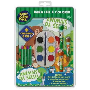 SUPER COLOR PACK - ANIMAIS DA SELVA - DCL - DIFUSAO CULTURAL DO LIVRO LTDA