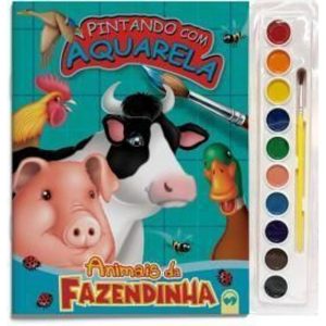 ANIMAIS DA FAZENDINHA - PINTANDO COM AQUARELA - VALE DAS LETRAS