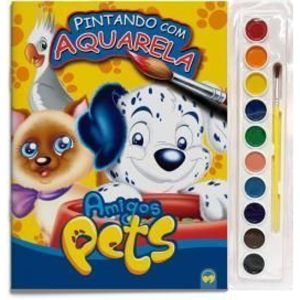 AMIGOS PETS - PINTANDO COM AQUARELA - VALE DAS LETRAS