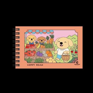 COMFY RELAX LARANJA - CAPA DURA COM WIRE-O - CULTURAMA