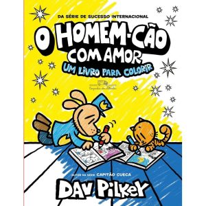 O HOMEM-CÃO COM AMOR: UM LIVRO PARA COLORIR - VOL. - COMPANHIA DAS LETRINHAS