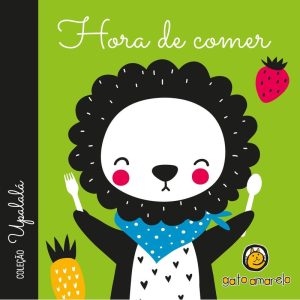 Livro de Pano - Hora de Comer - GATO AMARELO