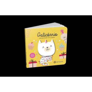Amigos squishy - gaticórnio: comemorando com amigo - GATO AMARELO