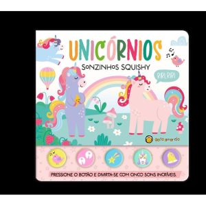 Unicórnios - sonzinhos squishy - GATO AMARELO