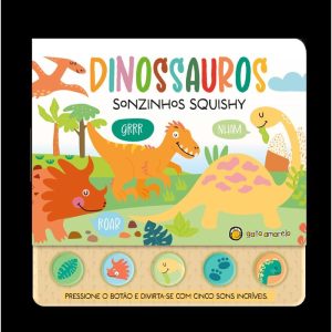 Dinossauros - sonzinhos squishy - GATO AMARELO