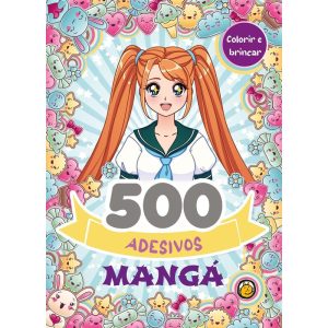 500 adesivos: mangá - GATO AMARELO
