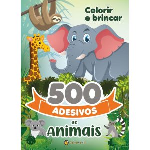 500 adesivos: animais - GATO AMARELO