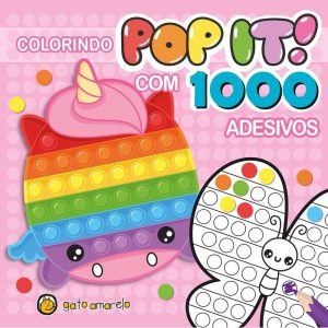 Colorindo pop it - unicórnio - GATO AMARELO