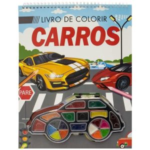 INCRÍVEIS VEÍCULOS - LIVRO DE COLORIR: CARROS - BRASILEITURA