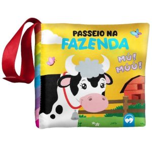 BEBÊ FELIZ - PASSEIO NA FAZENDA - LIVRO DE PANO IN - VALE DAS LETRAS