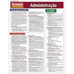 ADMINISTRACAO - COLECAO RESUMAO - 1 - BARROS, FISCHER & ASSOCIADOS