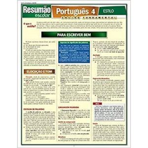 PORTUGUES 4 - ESTILO - 1 - BARROS, FISCHER & ASSOCIADOS