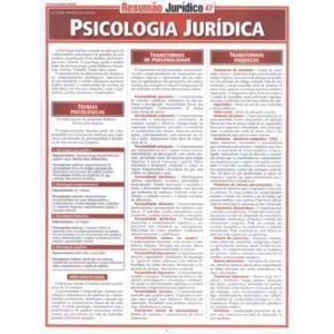 PSICOLOGIA JURIDICA - RESUMAO JURIDICO 47 - 1ª - BARROS, FISCHER & ASSOCIADOS