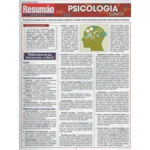 RESUMAO PSICOLOGIA CLINICA - 1ª - BARROS, FISCHER & ASSOCIADOS