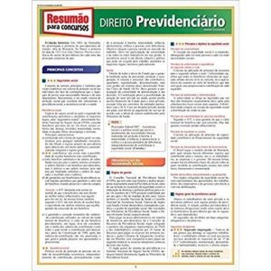 RESUMAO CONCURSOS DIREITO PREVIDENCIARIO - BARROS, FISCHER & ASSOCIADOS