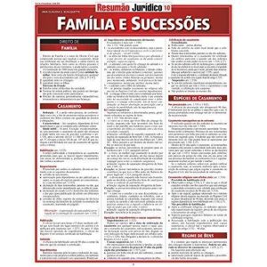 RESUMÃO JURÍDICO 10 - FAMÍLIA E SUCESSÕES - BARROS, FISCHER & ASSOCIADOS