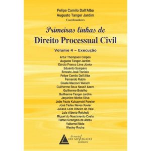 PRIMEIRAS LINHAS DE DIREITO PROCESSUAL CIVIL - LIVRARIA DO ADVOGADO