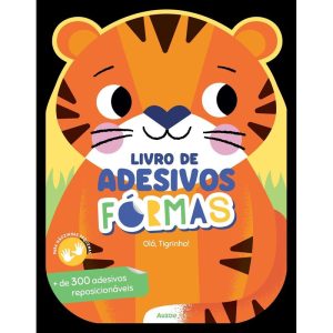 LIVRO DE ADESIVOS FORMAS: OLÁ, TIGRINHO! - AUZOU